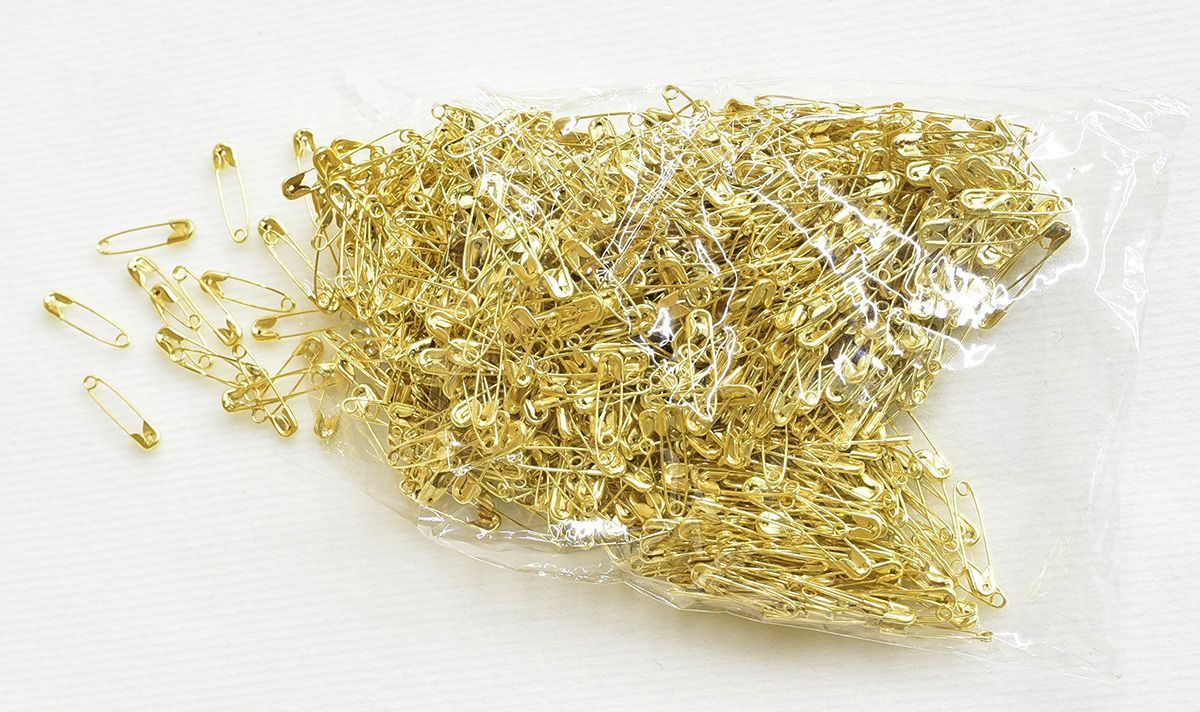 Copper pin No. 000, old-fashioned pin, 18.5mm pic 1