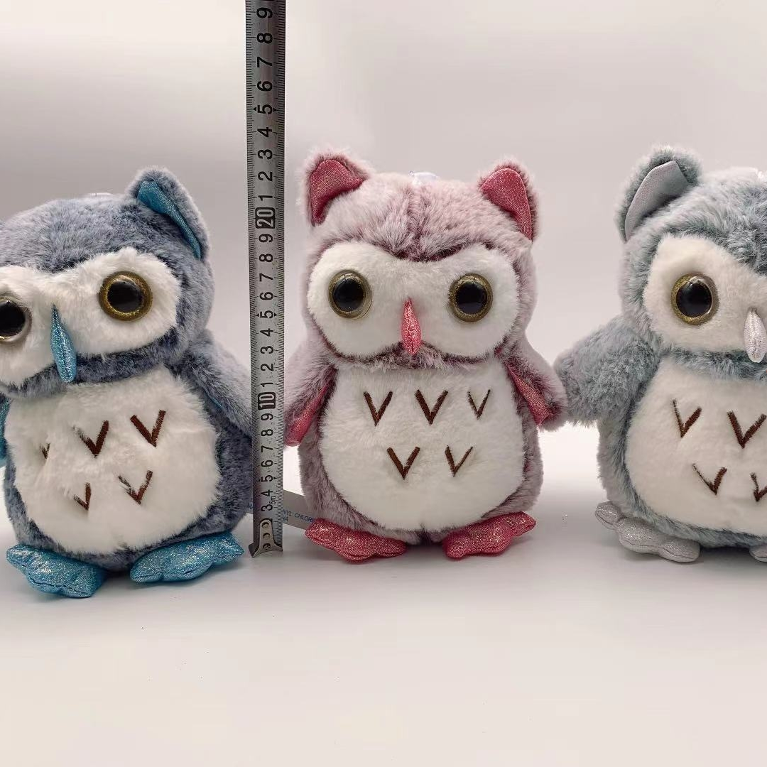 Direct sales of 8-inch owl claw machine dolls from the dreamy plush toy manufacturer