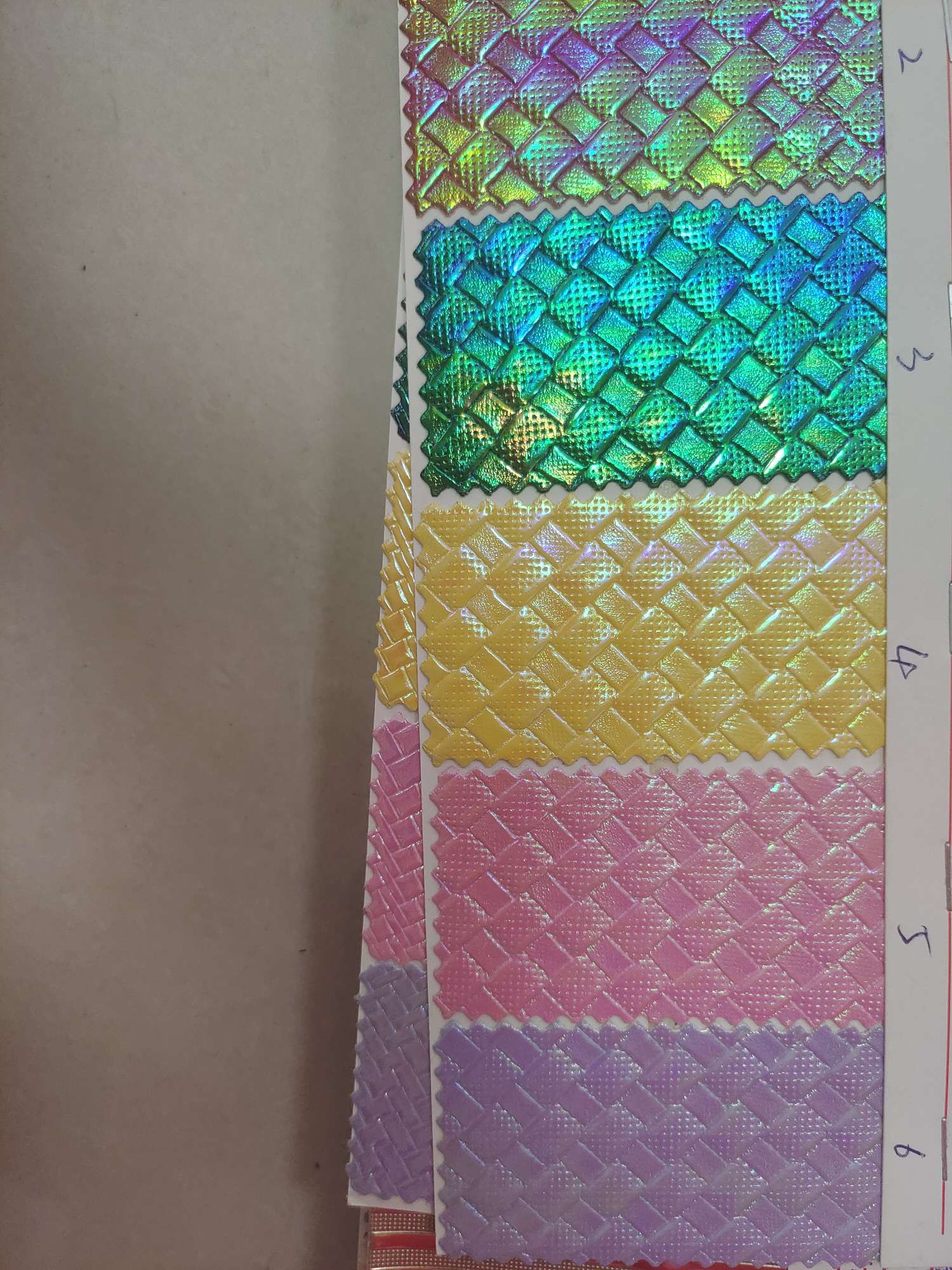 珠光编织白底实物图