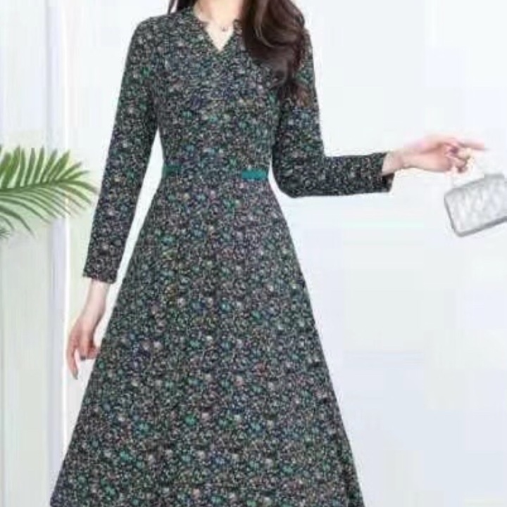 Fashion trend Casual comfortable temperament elegant dress