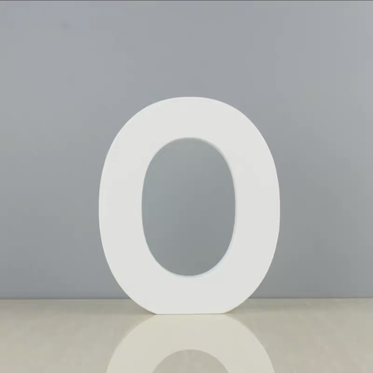 O白色木质英文字母摆件 手工DIY  便利贴创意拼贴 创意墙壁装饰