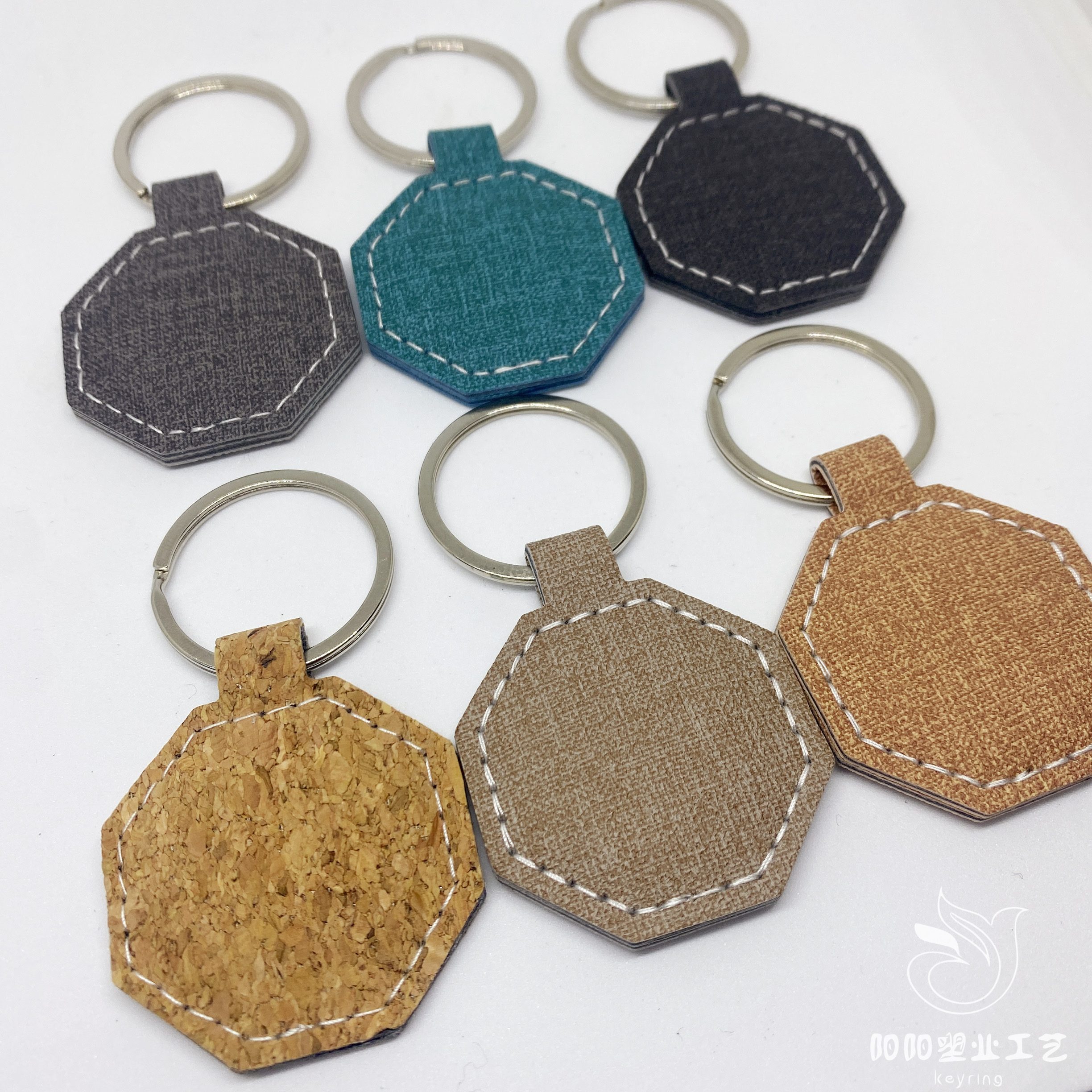 椭圆形钥匙扣 创意礼品 男女通用 PU皮钥匙扣 皮质钥匙扣 广告宣传礼品 旅游纪念品 赠品 可定制详情图10