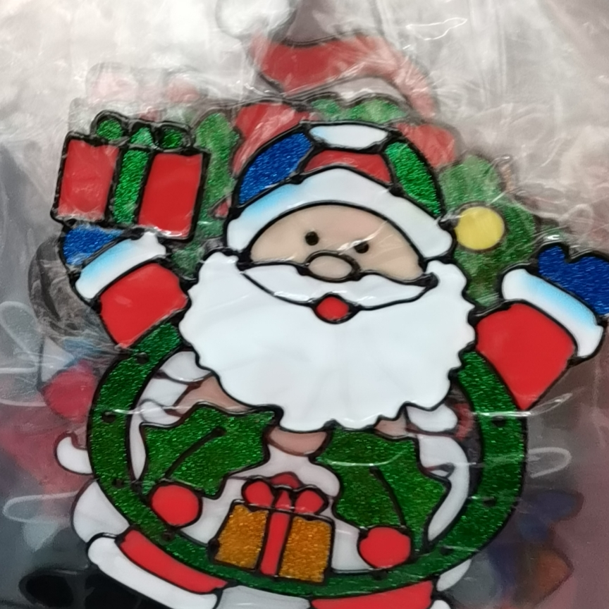 圣诞节老人窗贴圣诞节礼物圣诞节产品001
