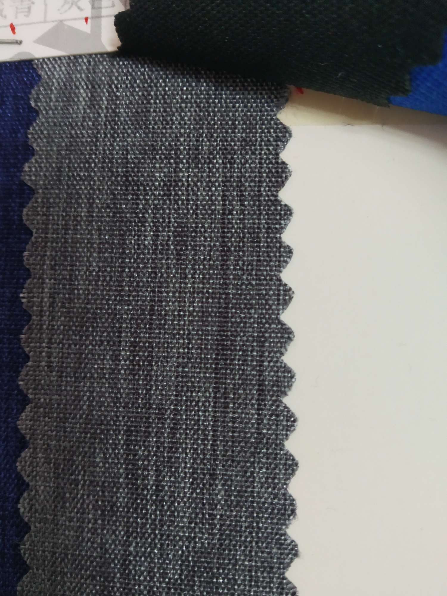 TY-- 034 300D Matte, stretchable pu waterproof 5# gray details Picture