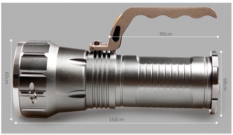 明鑫电筒明鑫电筒MX-1818-T6铝合金强光探照灯远射充电矿灯变焦户外手提灯 详情图8