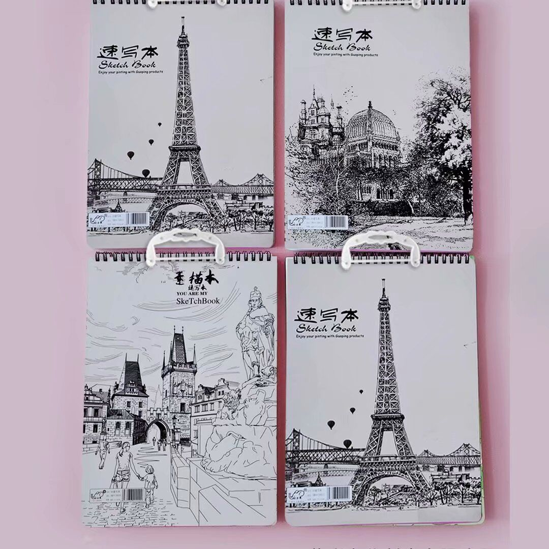 幻彩创意手提A4速写本 幻彩速写本 素描本速写本绘画本上翻-15