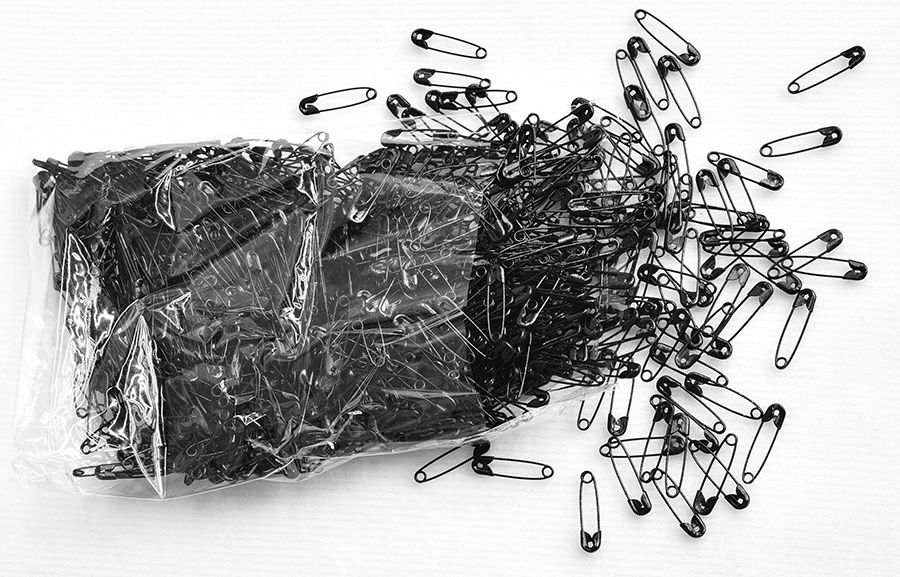 Copper pin No. 000, old-fashioned pin, 18.5mm pic 3