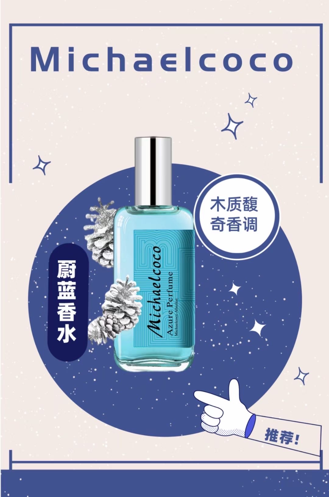 Mike Coco Blue Perfume details Picture