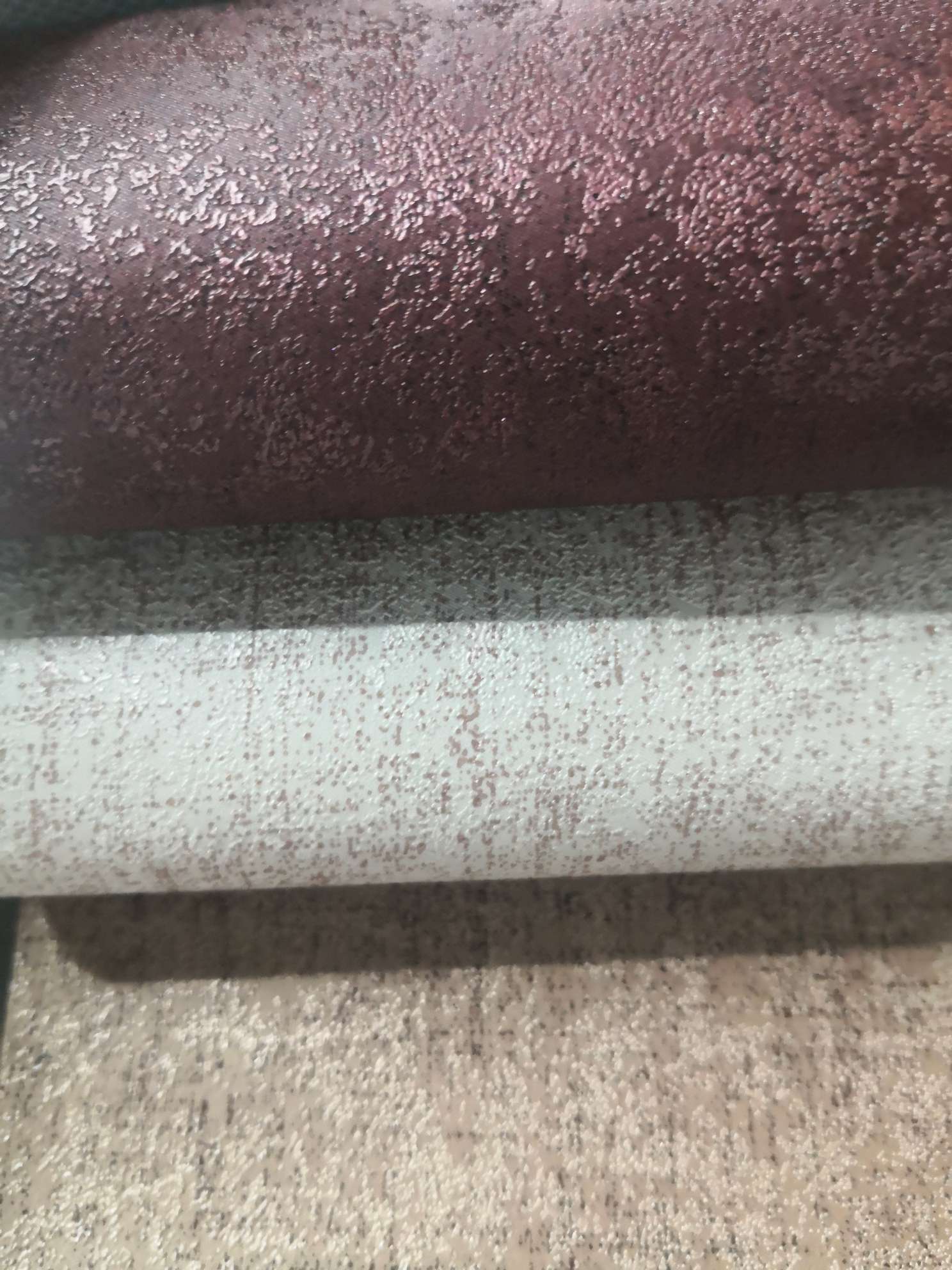 套色小花沙发皮革详情图2