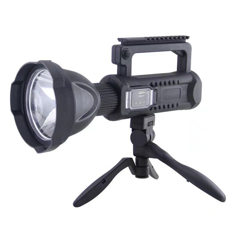 Mingxin MX-W591-P50 Large multi-functional searchlight USB charging built-in Battery flashlight with stand detail image 8