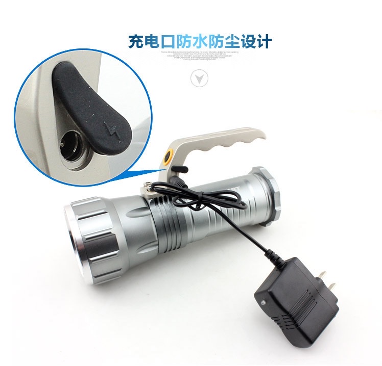 明鑫电筒明鑫电筒MX-1818-T6铝合金强光探照灯远射充电矿灯变焦户外手提灯 详情图11