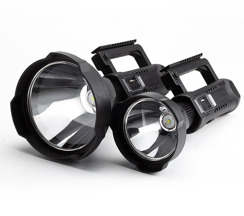 Mingxin MX-W590-P50 small multi-functional searchlight USB charging built-in Battery flashlight with stand detail image 6
