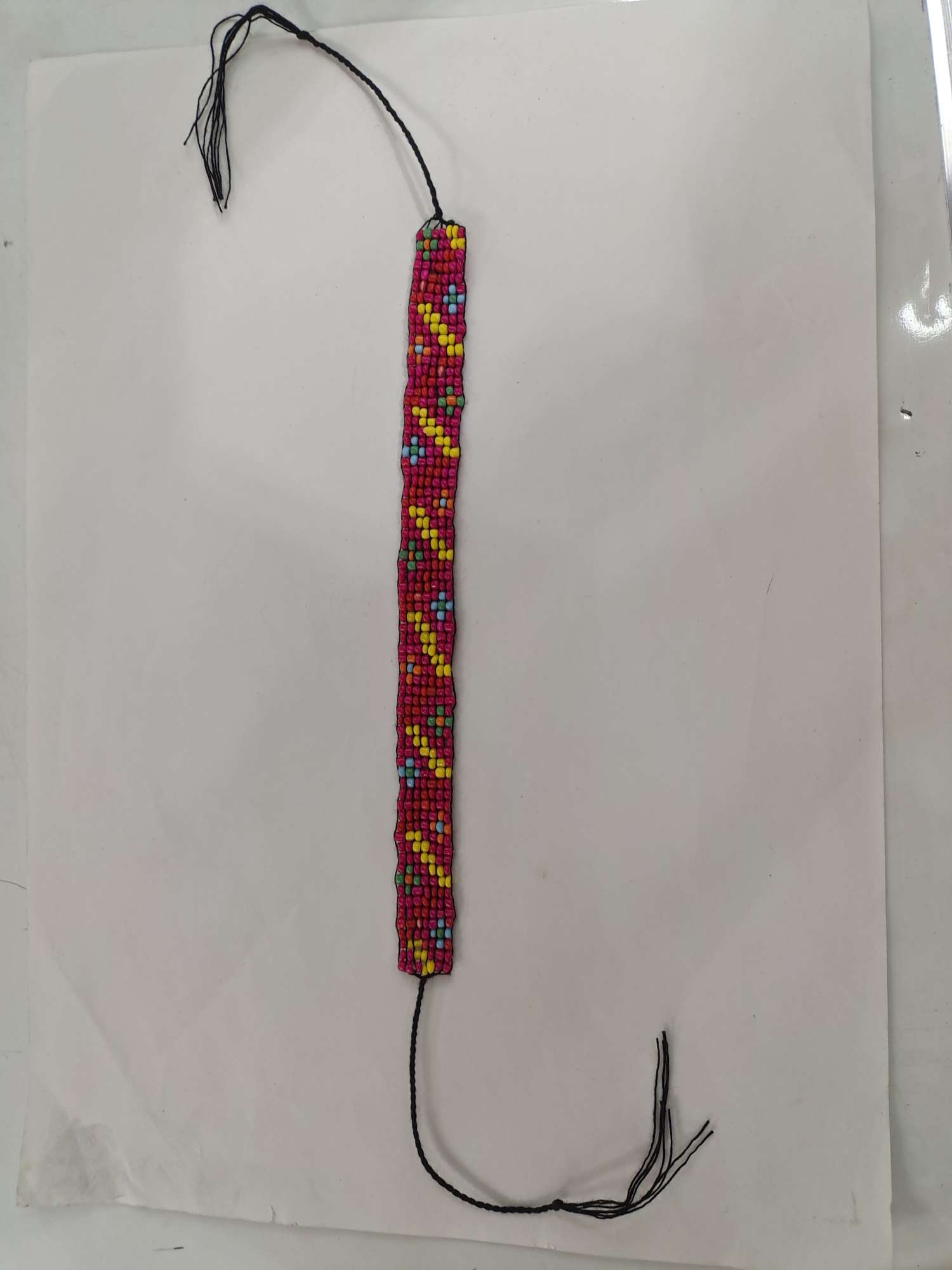 印第安流行暴款波西米亚民族风手工米珠架编脚链8白底实物图