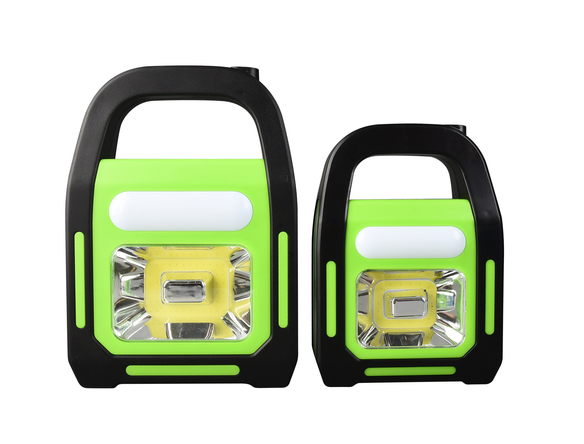 Mingxin Flashlight 9708A Large /9707A Small COB Solar USB Charging multi-functional Outdoor Camping Lamp, Large size for camping Specification image
