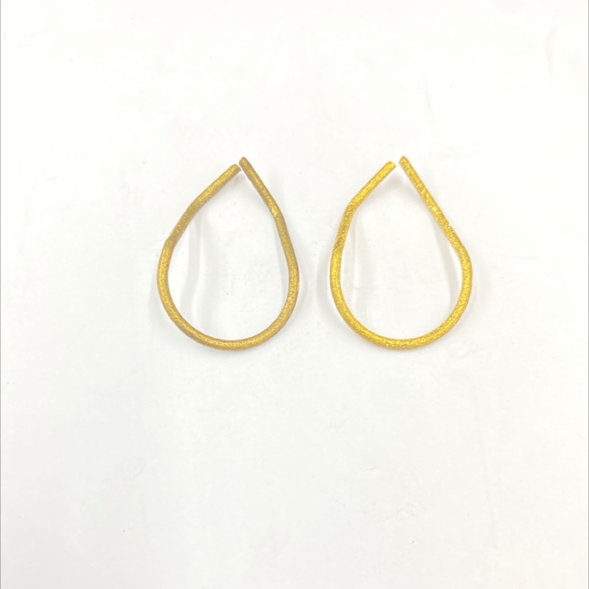 XM11421 flash sand round copper wire twist water drop