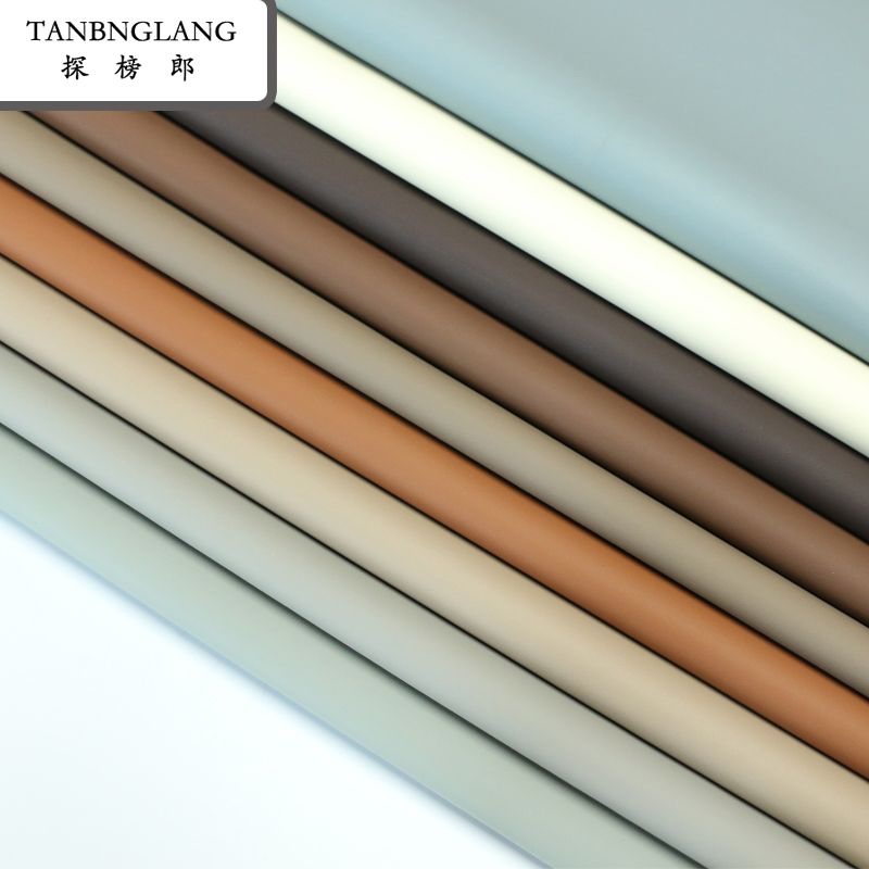 Factory direct sales of fine-textured all-PU leather with a skin-like feel, artificial leather for headboard soft upholds, sofa cushions, furniture, leather fabric 21 Application Scenario