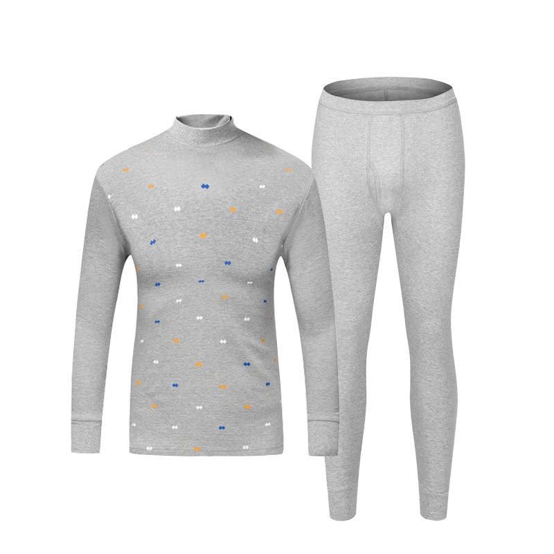 Men's Thin Printed Long Johns Cotton Men's Thermal Underwear Cotton Men's Thermal Underwear 67