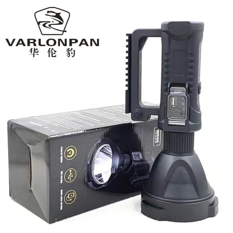 Mingxin MX-W590-P50 small multi-functional searchlight USB charging built-in Battery flashlight with stand detail image 3