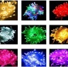 200L 16M LED transparent line light with blue string
