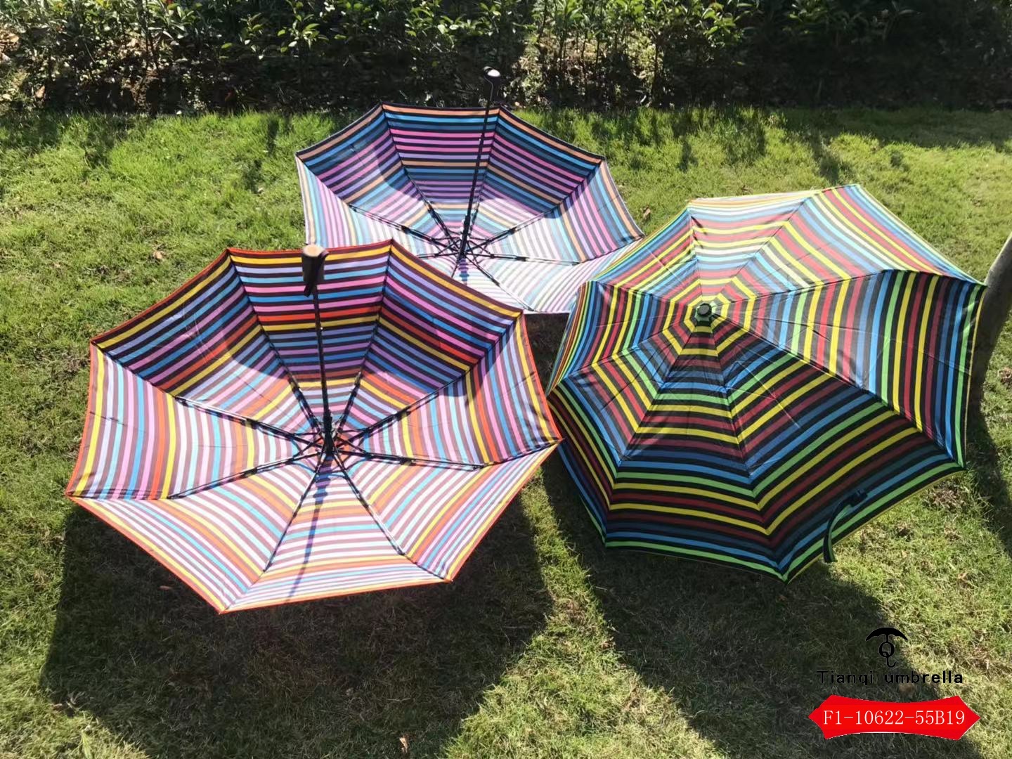 F1-10622-55B19三折自动防紫外线玻璃碎纹晴雨伞详情图8