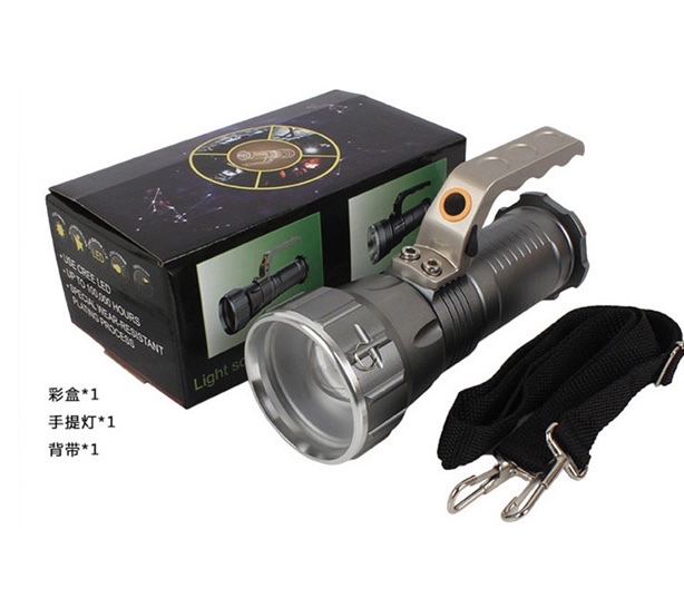 明鑫电筒明鑫电筒MX-1818-T6铝合金强光探照灯远射充电矿灯变焦户外手提灯 详情图14