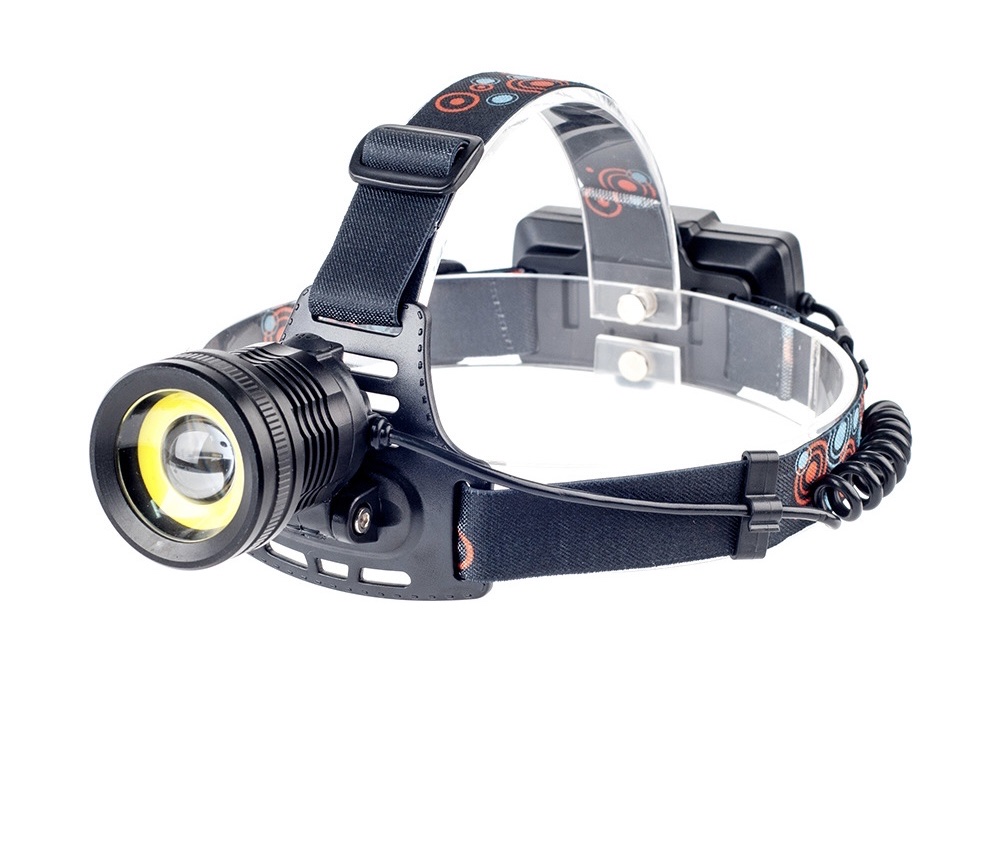 明鑫电筒MX-172-P50头灯 户外强光铝合金调光充电骑行头灯钓鱼灯批发产品图
