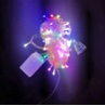 New 60L 7M colored LED light string with male and female plug-in white