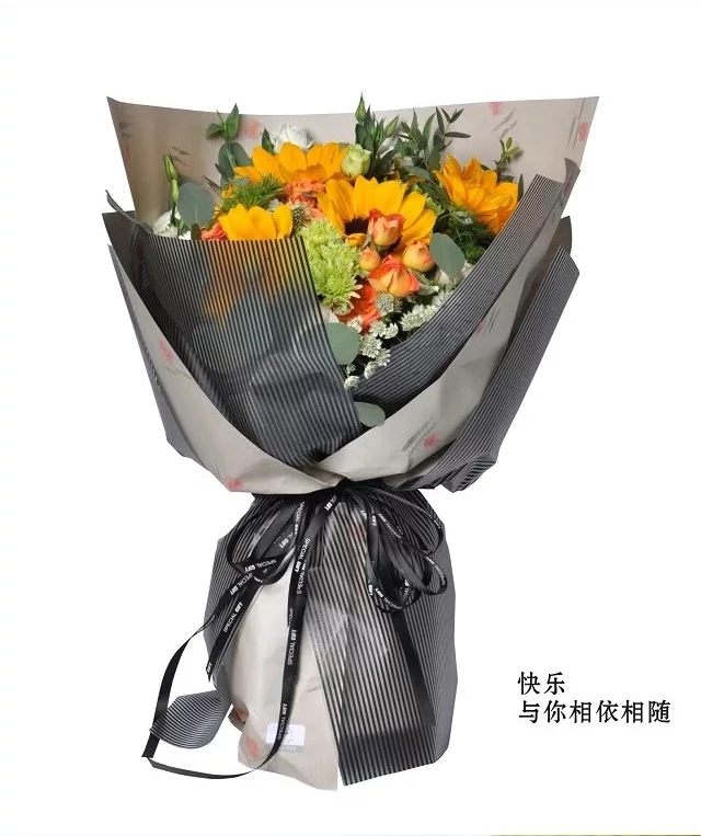 Matte paper wrapped with floral patterns in English detail image 7