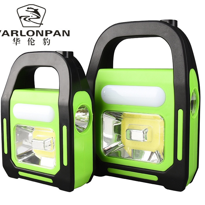 Mingxin Flashlight 9708A Large /9707A Small COB Solar USB Charging multi-functional Outdoor Camping Lamp, Large size for camping