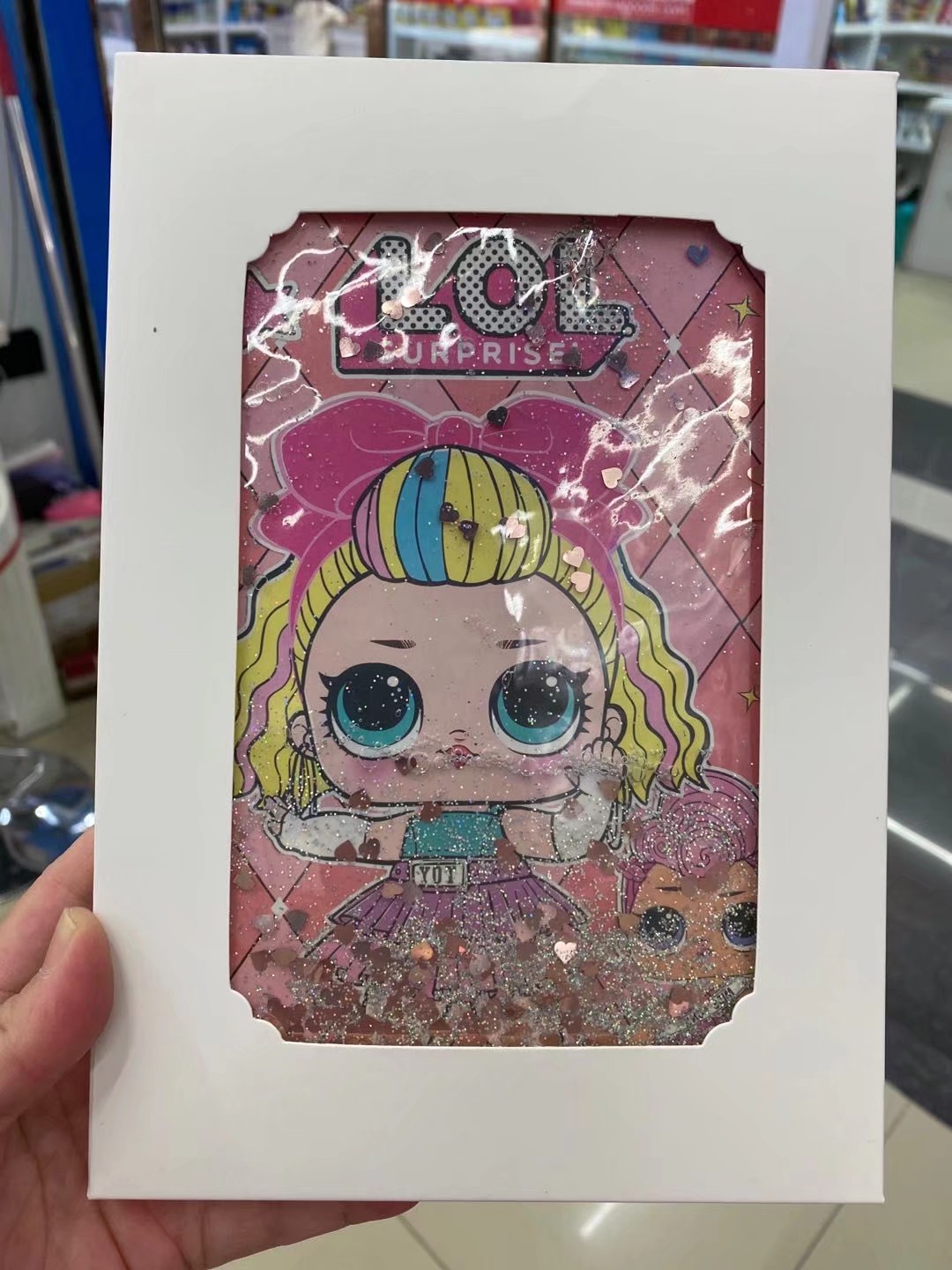 32k入油小清新油密码本少女心手帐本流沙彩页带盒子详情图5