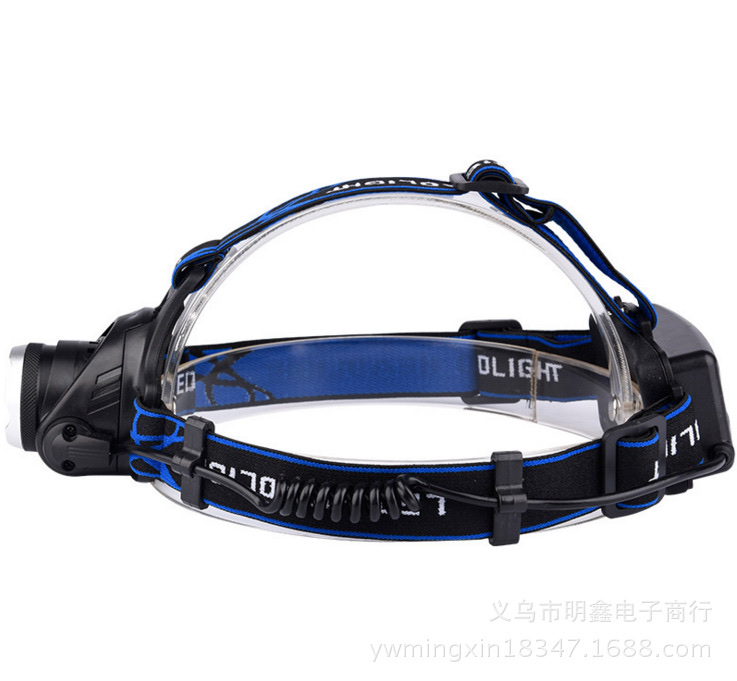 明鑫电筒 MX-19-T6 强光充电调焦T6灯泡头灯户外头灯 厂家直销详情图4