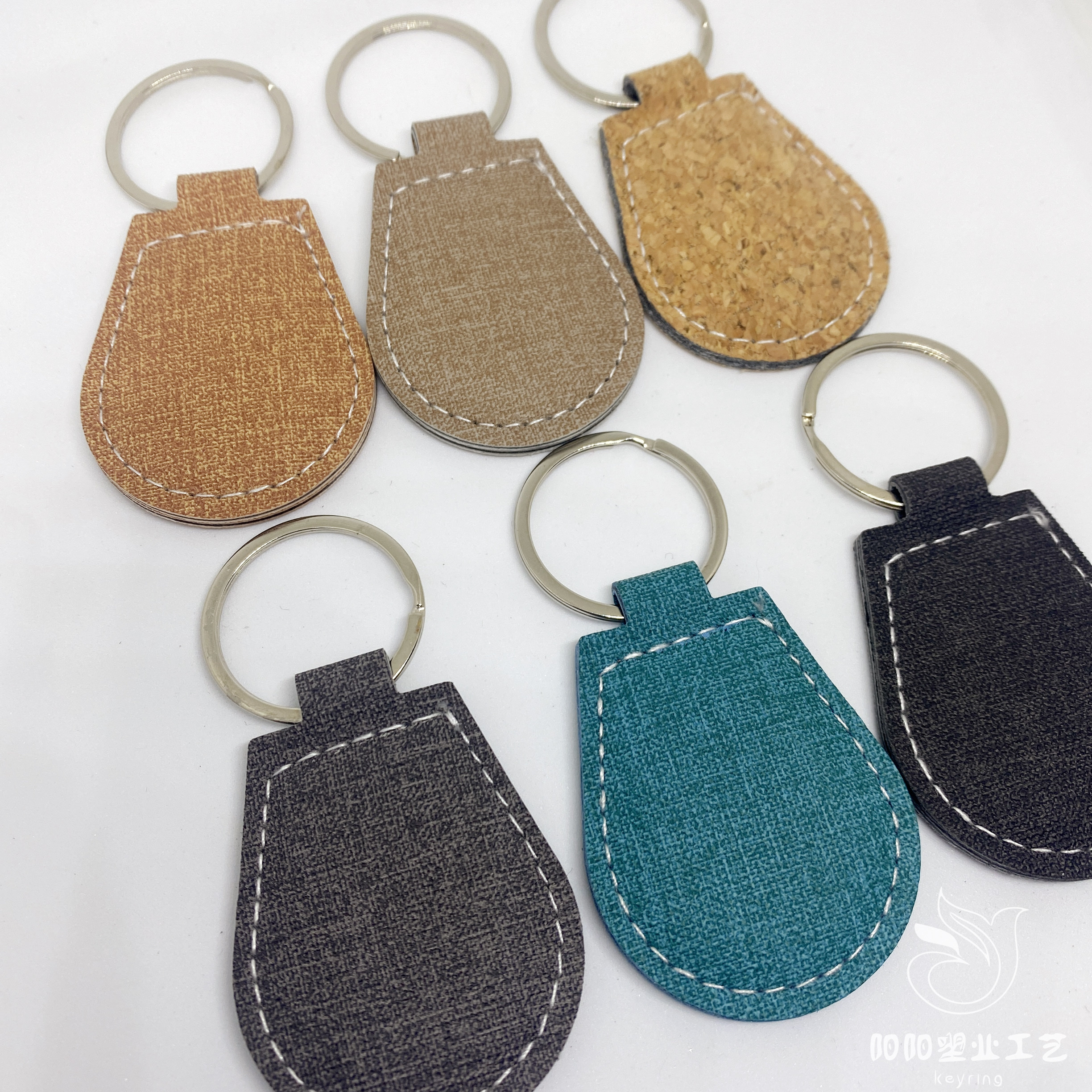 椭圆形钥匙扣 创意礼品 男女通用 PU皮钥匙扣 皮质钥匙扣 广告宣传礼品 旅游纪念品 赠品 可定制详情图9