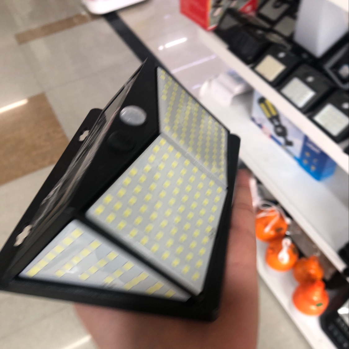 2002 Solar sensor light, Amazon new solar lamp, outdoor human body sensor wall lamp, garden lamp, street lamp, wall lamp Item Picture