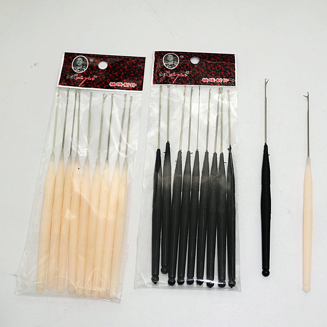 10 a bag of sleeve ying brand small hook head mouth crochet with tongue sweater knitting needle wool crochet knitting machine