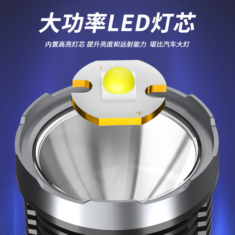 Mingxin Flashlight's best-selling outdoor portable high-intensity flashlight, USB charging high-brightness COB side light LED flashlight MX-SL02 Specification image
