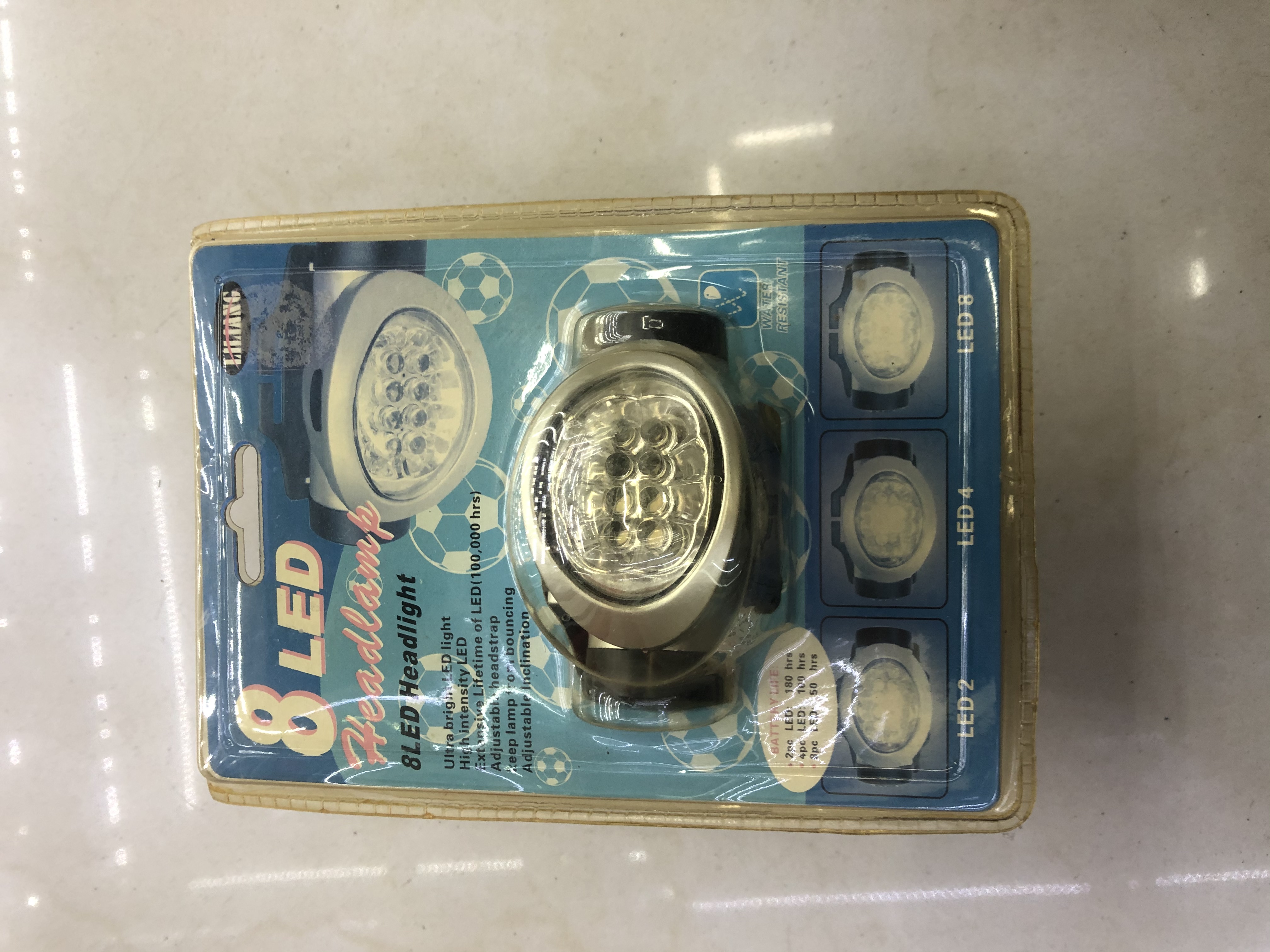 扇形头灯 12LED 钓鱼灯 塑料头灯 603 厂家直销7,9,12,14,19.21，23LED头灯 户外钓鱼野营装细节图