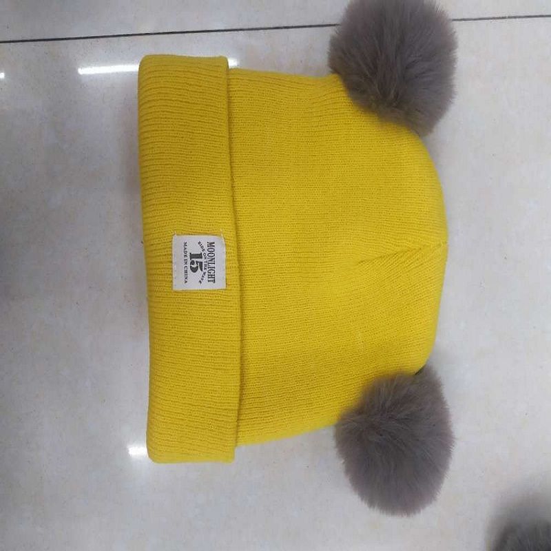 Niños sombrero a prueba de viento invierno protección contra el frío caliente linger imitación good good use sombrero para niños good use hat 10