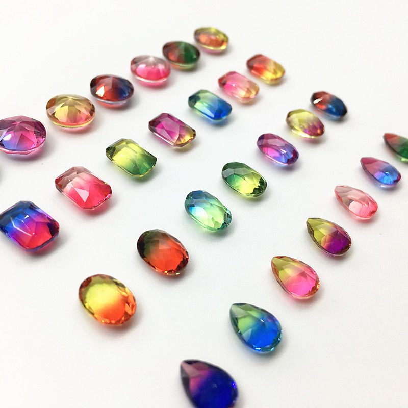 Nail jewelry shaped diamond flat mixed net celebrity AB color Champagne super flash diamond Japanese nail jewelry 1970