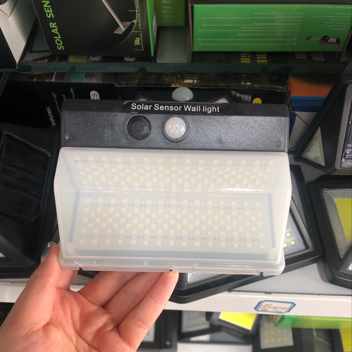 2026 Sun Emergency lights, sensor lights, Amazon's new solar lights, 100-lamp four-sided, outdoor human body sensor wall lights, garden lights, street lights, wall lights details Picture