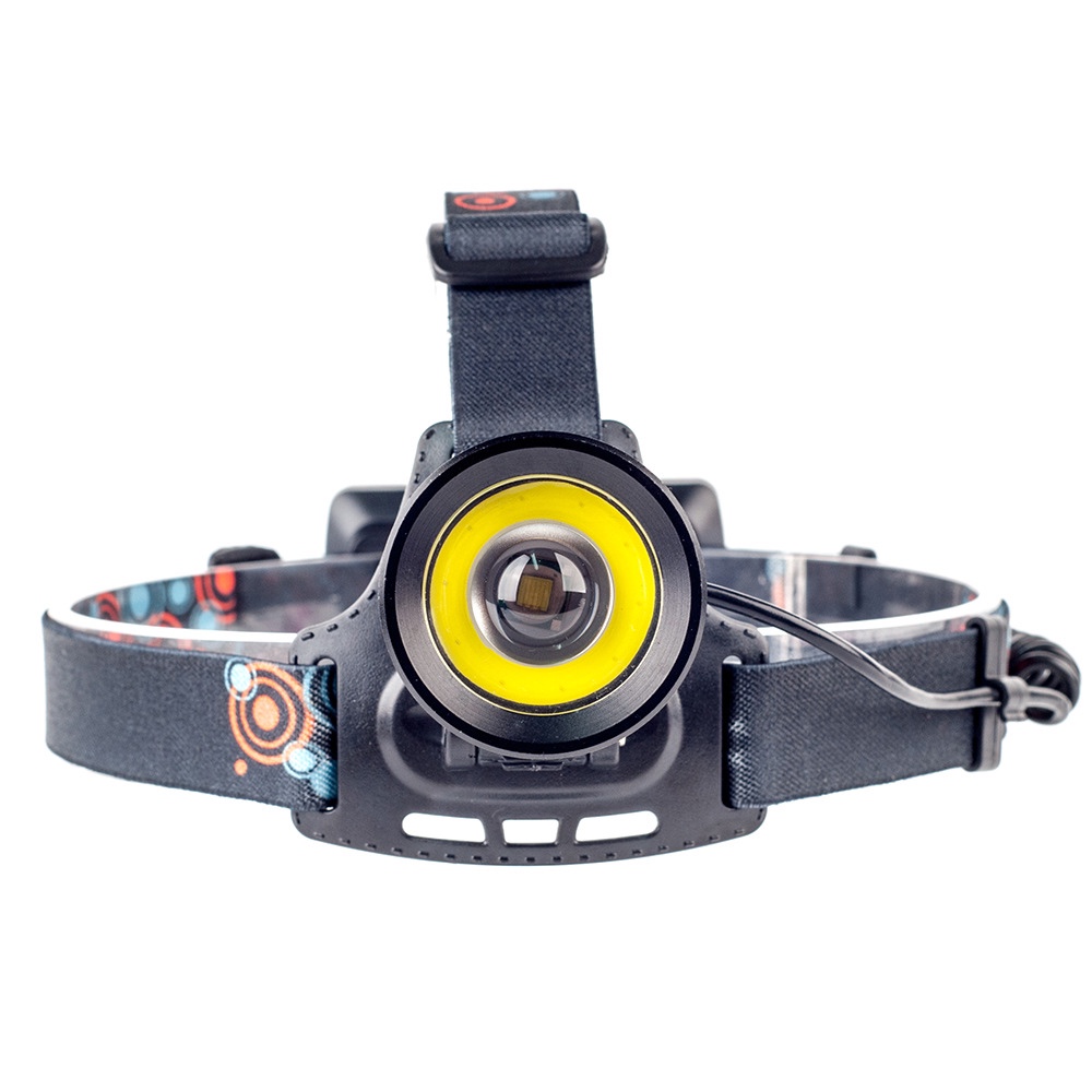 明鑫电筒MX-172-P50头灯 户外强光铝合金调光充电骑行头灯钓鱼灯批发