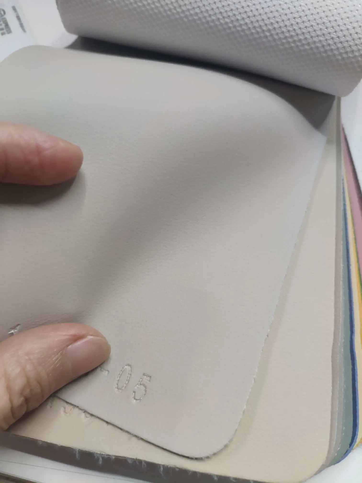 Artificial leather soft and hard wrapped sliding door leather wall decorative leather fabric in stock, decorative leather with leather No. 4 detail image 2