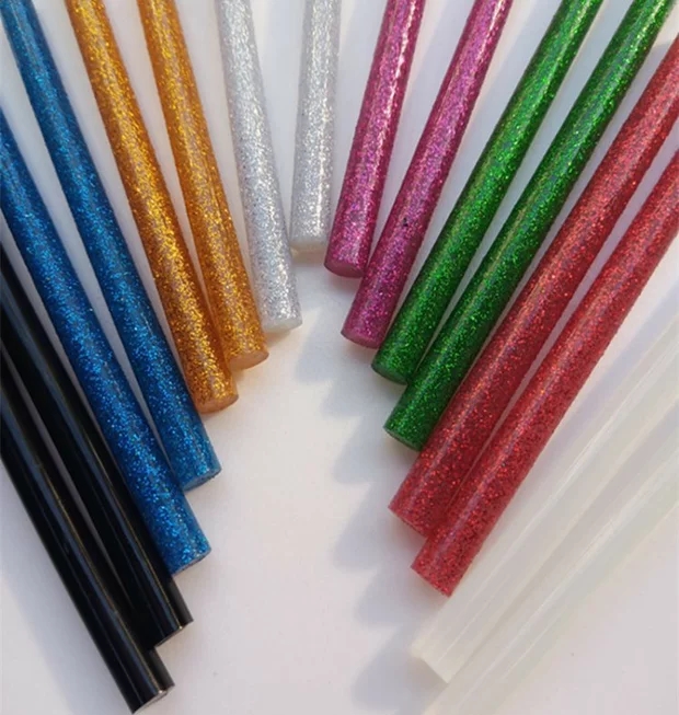 Dinglide Hot Melt Glue Stick 321 Dazzling Color Glue Stick 7*180Mm-20 Mixed Application Scenario