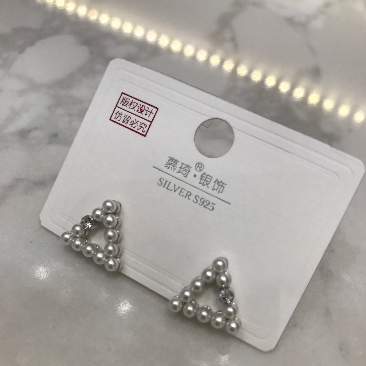 耳环细节图
