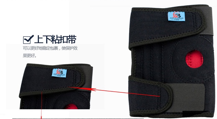Outdoor Professional Adjustable Sports Mountaineering 4 Support Spring Knee Pad Pressure Warm Single Price undefined