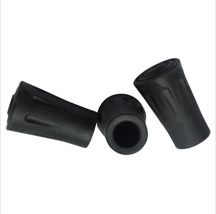 Three Four General Mountaineering Pole Small Round Head Special Accessories Short Round Head Rubber Rod Tip Rod Head Specification drawing