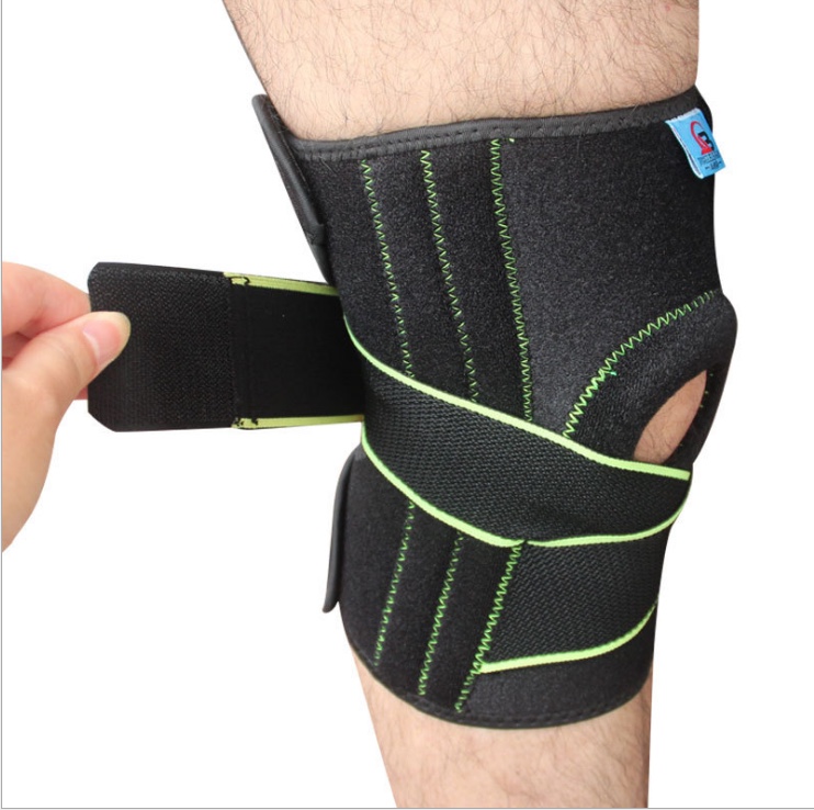 Sports Knee Guard Outdoor Warm Men's And Women's Cycling, Running, Mountaineering, Basketball Eight-Figure Wear-Resistant Breathable Spring Guard details Picture
