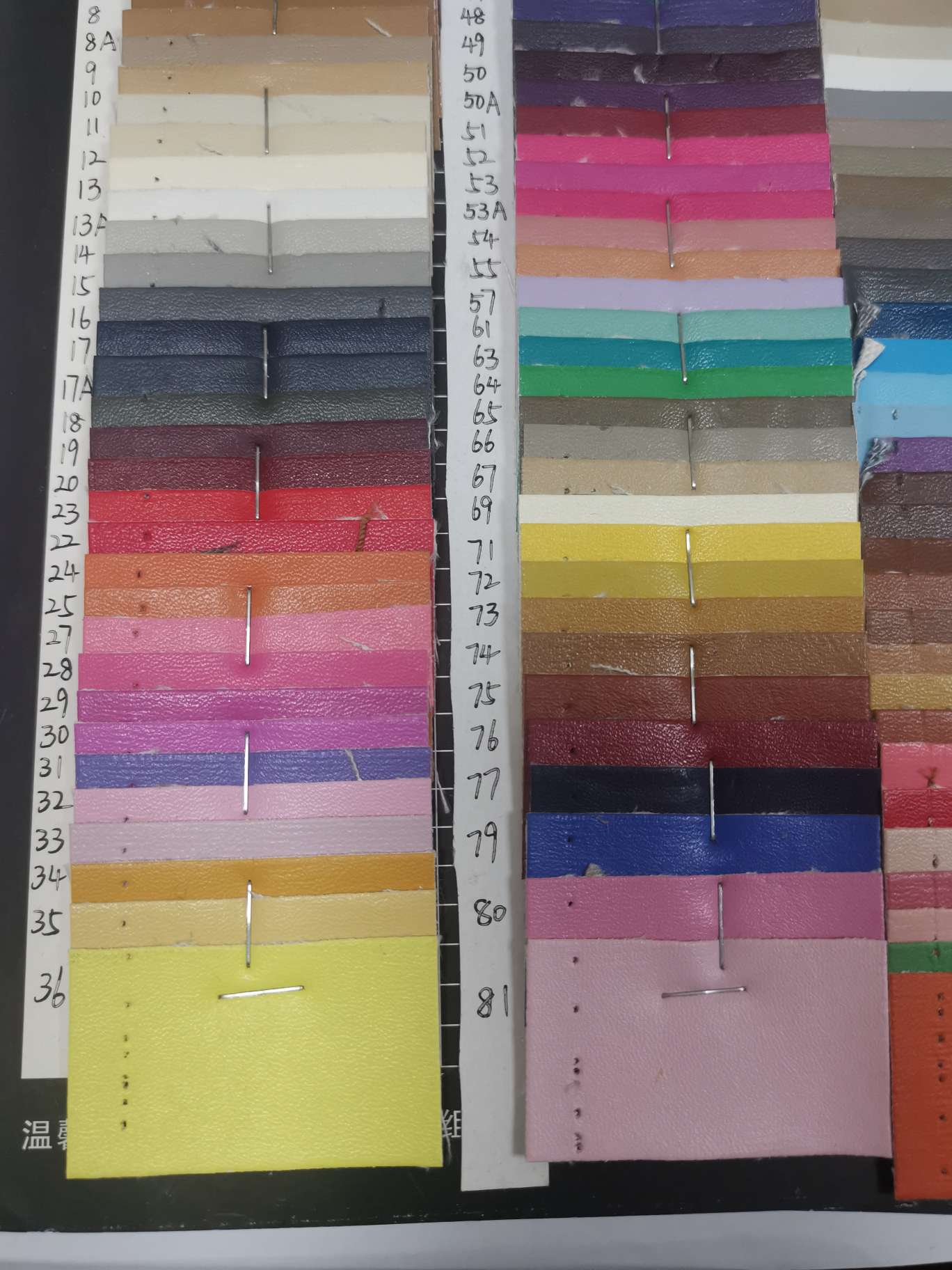 258 61 Manufacturers direct sales of new leather a large number of spot high school low-grade luggage sofa shoe material fabric Item Picture