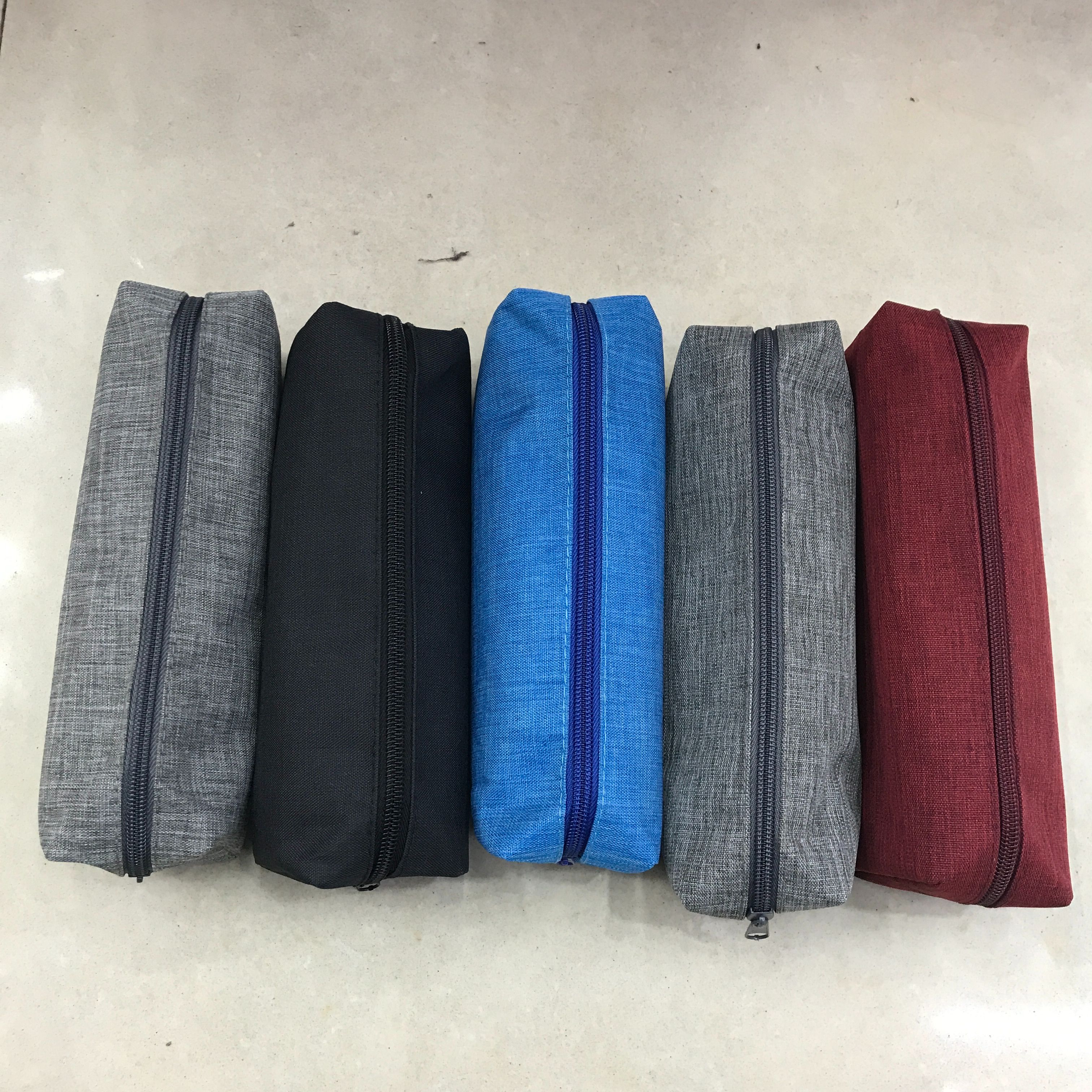 231高中初中学生用帆布笔袋简约文具袋男女生笔盒韩版铅笔袋大学生小学生可爱创意