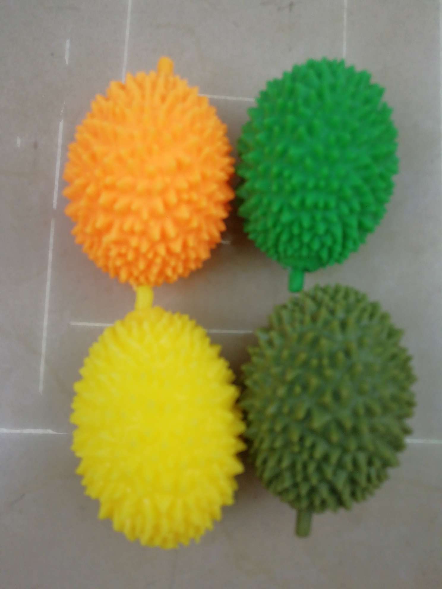 仿真榴莲面粉球热销慢回弹解压玩具恶搞儿童小玩具创意减压发泄神器软胶挤压玩具地摊货源外贸批发捏捏乐解压玩具恶搞儿童小玩具详情1