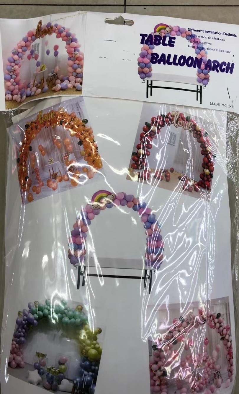 桌上气球拱门支架气球配件派对用品气球气球拱门支架子结婚礼装饰店铺开业门口立柱生日派对布置气球拱门详情3